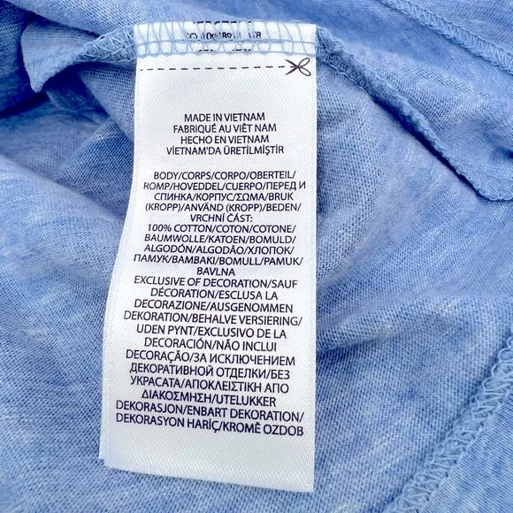 POLO RALPH LAUREN BLUE T-SHIRT, EXTRA LARGE (XL) - Picture 11 of 13